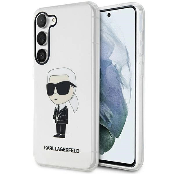 Karl Lagerfeld KLHCS23MHNIKTCT S23+ S916 gennemsigtige hardcase Ikonik Karl Lagerfeld