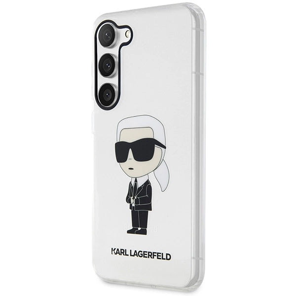 Karl Lagerfeld KLHCS23MHNIKTCT S23+ S916 gennemsigtige hardcase Ikonik Karl Lagerfeld