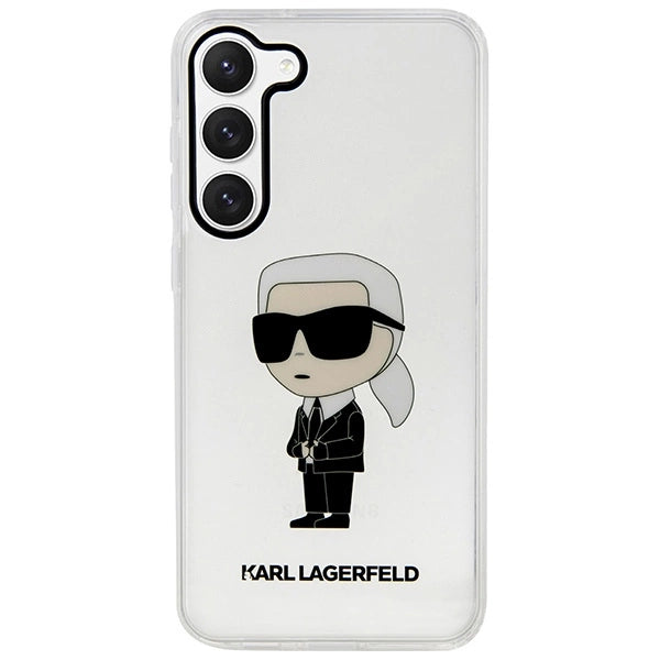 Karl Lagerfeld KLHCS23MHNIKTCT S23+ S916 gennemsigtige hardcase Ikonik Karl Lagerfeld