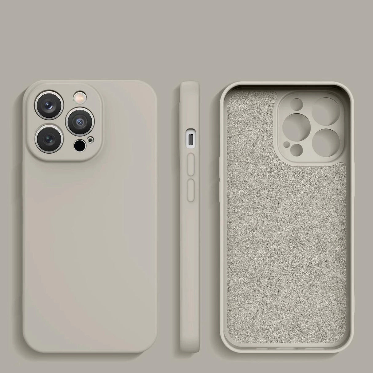 Silikonhylster til Samsung Galaxy A14 5G / Galaxy A14 silikon cover beige