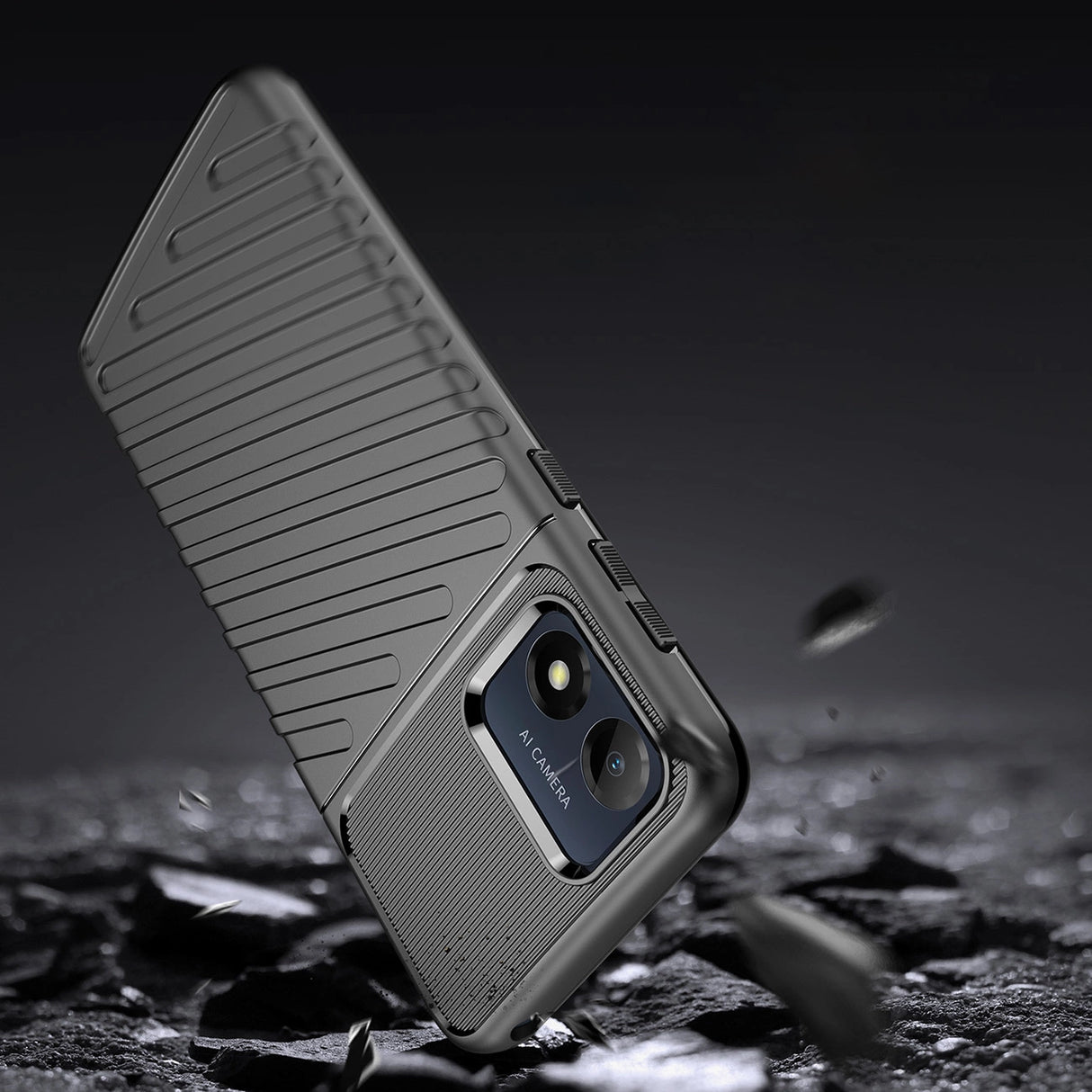 Thunder Case Motorola Moto E13 Silicone Armored Cover Sort