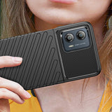Thunder Case til Motorola Moto G53 silikone rustning case sort