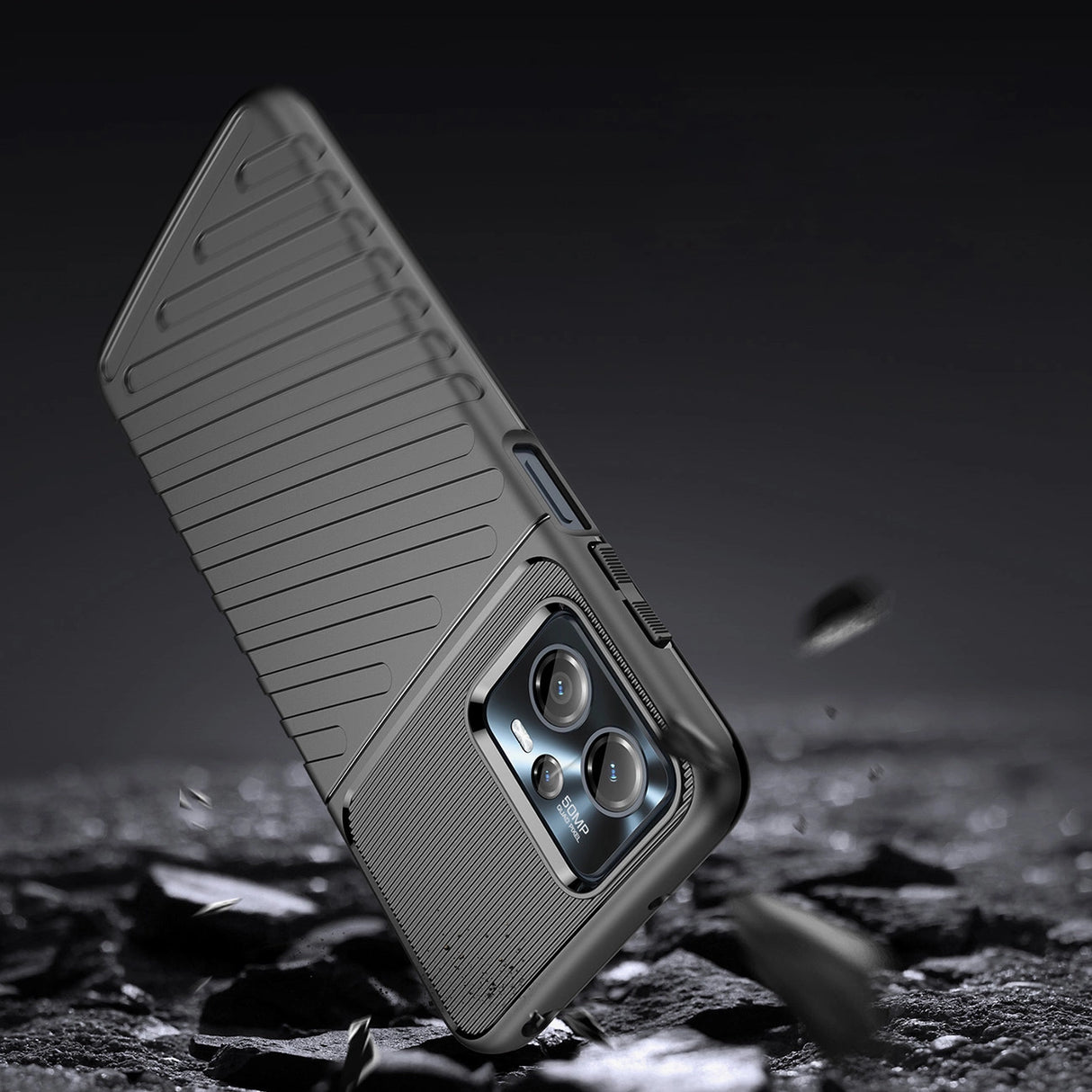 Thunder Case til Motorola Moto G13 silikone rustning case sort