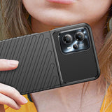 Thunder Case til Motorola Moto G13 silikone rustning case sort