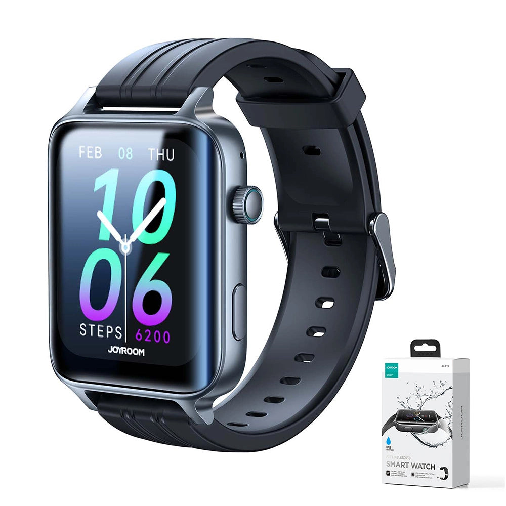 Joyroom Fit-Life JR-FT6 smartwatch med svarfunktion / IP68 beskyttelse - sort