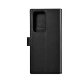 iCarer Wallet Case til Samsung Galaxy S23 Ultra læderkasse wallet sort