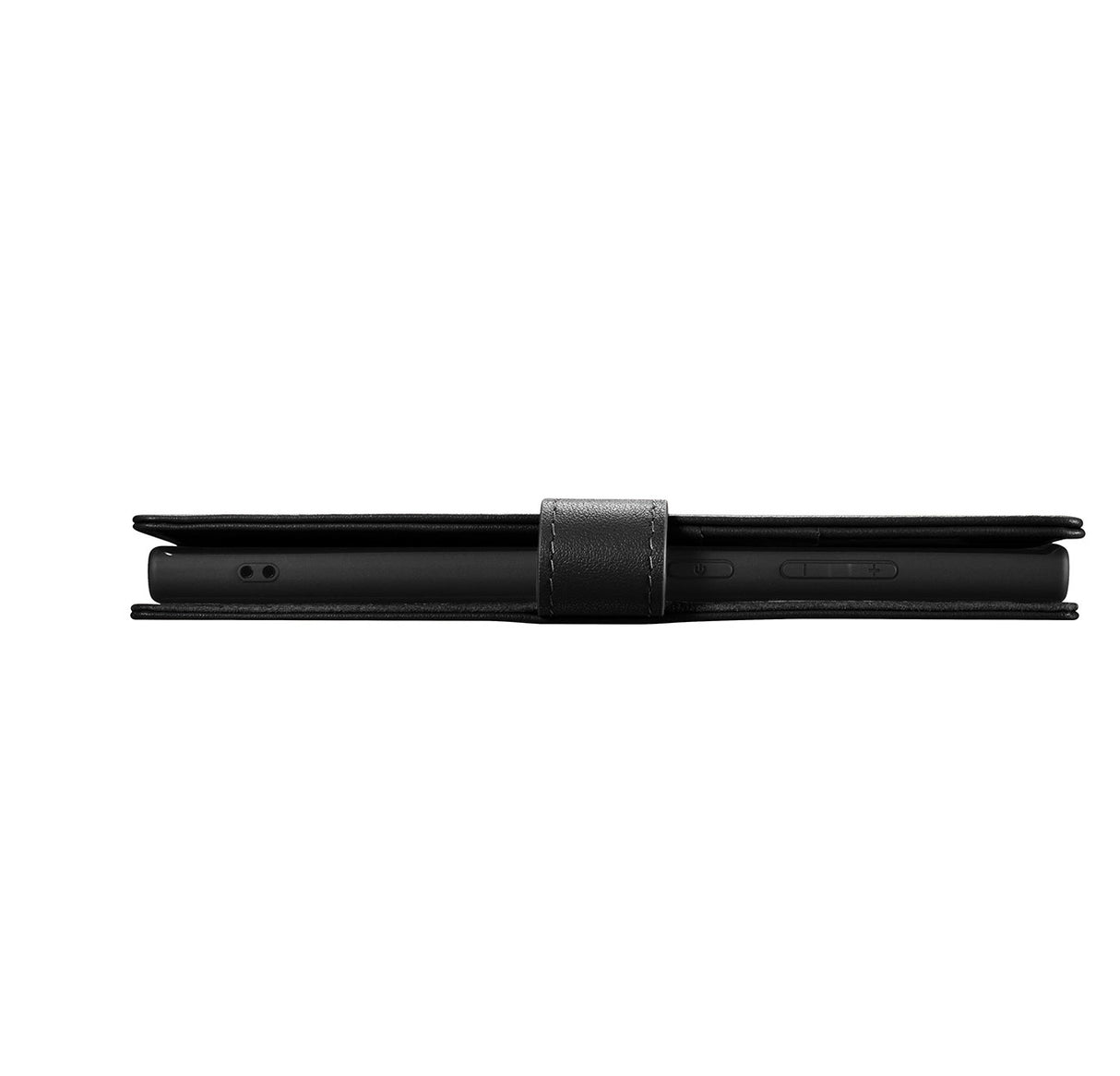 iCarer Wallet Case til Samsung Galaxy S23 Ultra læderkasse wallet sort