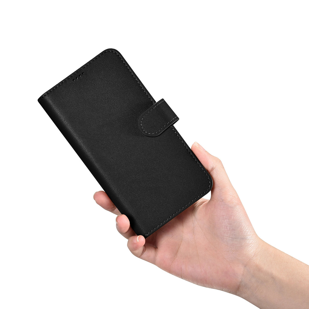 iCarer Wallet Case til Samsung Galaxy S23+ læderkasse wallet sort