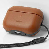 Uniq Terra Ægte læderfoder til AirPods Pro 2 - brun