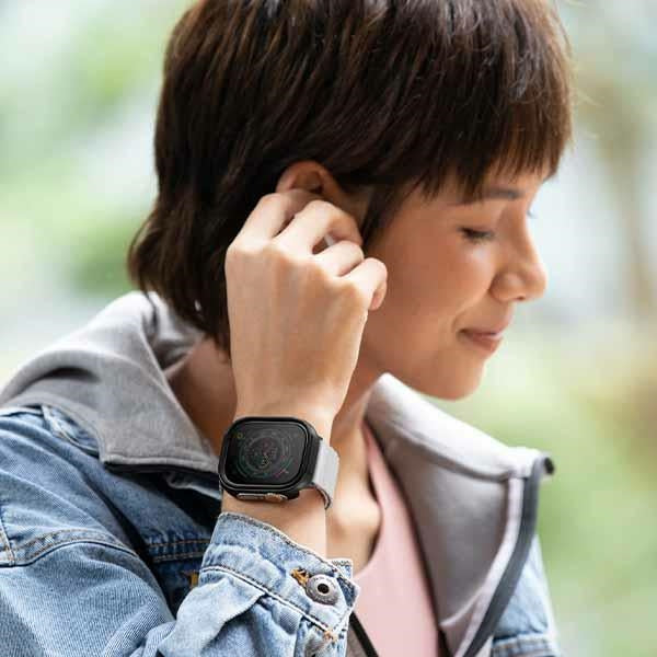 Uniq Valencia-hylster til Apple Watch Ultra 49 mm - sort