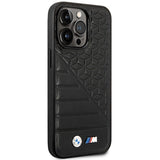 BMW Bi Pattern Case til iPhone 14 Pro 6.1" - sort