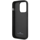 Case BMW BMHCP14L22RFGR iPhone 14 Pro 6.1 Burgundy/burgundy læder diamant mønster