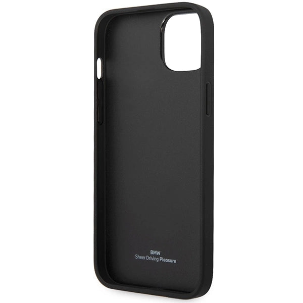Case BMW BMHCP14S22RFGR iPhone 14 6,1" Burgundy/burgundy læder diamant mønster