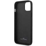 Case BMW BMHCP14S22RFGR iPhone 14 6,1" Burgundy/burgundy læder diamant mønster
