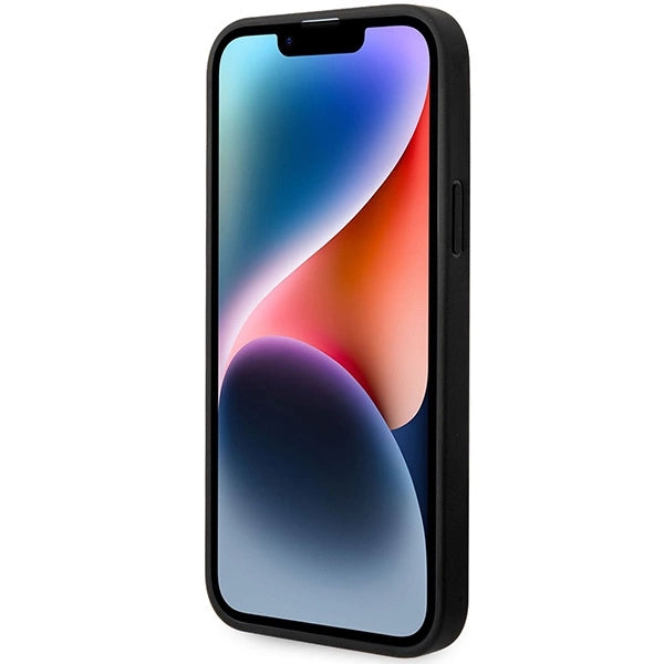 Case BMW BMHCP14S22RPSK iPhone 14 6.1" sort/sort læder sæder mønster