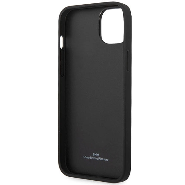 Case BMW BMHCP14S22RPSR iPhone 14 6,1" bordeaux/bordeaux læder sæder mønster