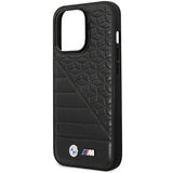BMW Bi Pattern Case til iPhone 14 Pro Max 6.7" - sort