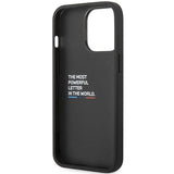 BMW Bi Pattern Case til iPhone 14 Pro Max 6.7" - sort
