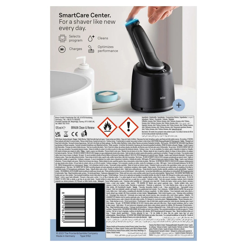 Braun Series 6 62-S7650cc Folie shaver Trimmer Sølv