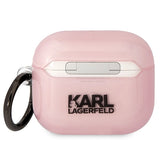 Karl Lagerfeld KLA3HNCHTCP Airpods 3 cover lyserød/rosa Ikonik Choupette