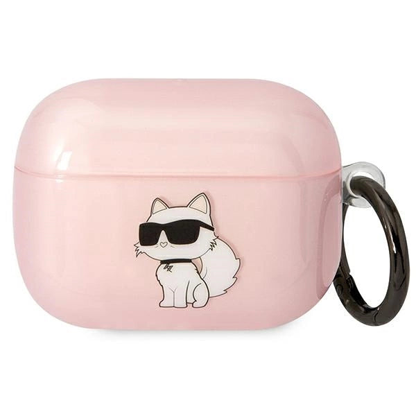 Karl Lagerfeld KLAPHNCHTCP Airpods Pro cover lyserød/rosa Ikonik Choupette
