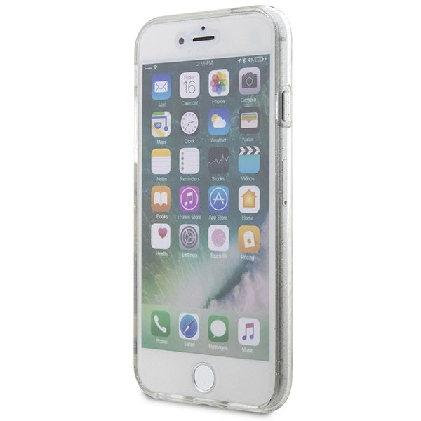 Karl Lagerfeld KLHCI8HNKCTGT iPhone 7/8/ SE 2020 / SE 2022 gennemsigtig hardcase Gliter Karl&Choupette