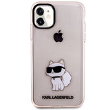 Karl Lagerfeld KLHCN61HNCHTCP iPhone 11 / Xr 6.1" pink/pink hardcase Ikonik Choupette
