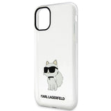 Karl Lagerfeld æske til iPhone 11 / XR fra Ikonik Choupette-serien - gennemsigtig