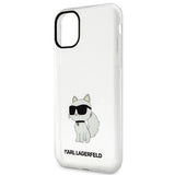 Karl Lagerfeld æske til iPhone 11 / XR fra Ikonik Choupette-serien - gennemsigtig