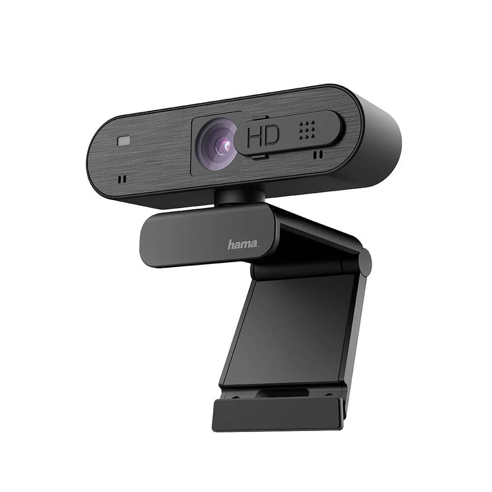 HAMA Webbkamera Full HD Spy Protection 16:9 Stereo Sort