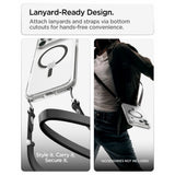 Spigen Ultra Hybrid Magsafe Iphone 17 Pro Max / 18 Pro Max Klar/Grafit