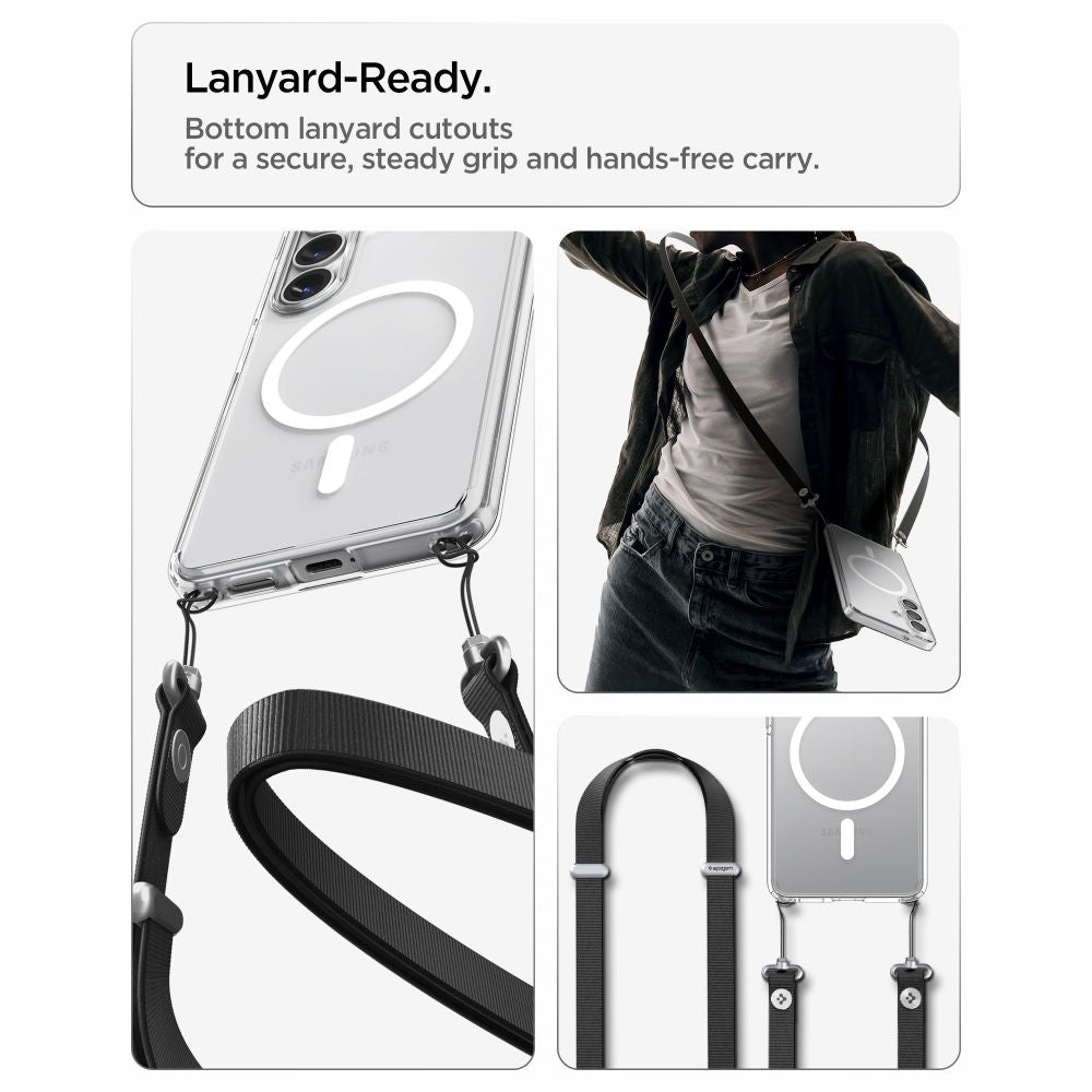Spigen Ultra Hybrid Mag Magsafe Galaxy S26 Klar/Hvid