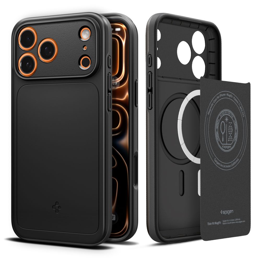 Spigen Thin Fit Magsafe Iphone 17 Pro Max Sort