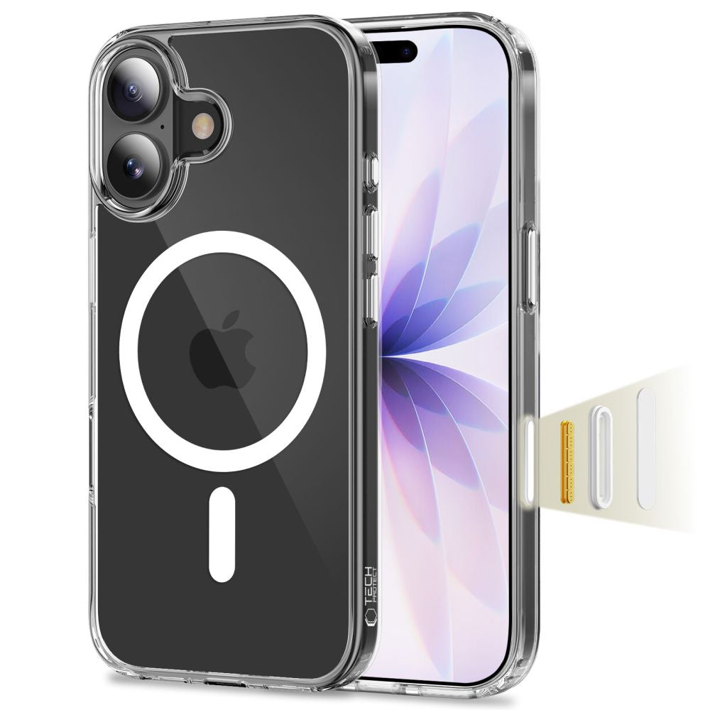 Tech Protect Flexair Hybrid Cc Magsafe Iphone 17 Clear