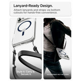 Spigen Ultra Hybrid Magsafe Iphone 17 Pro Max / 18 Pro Max Klar/Dyb Blå