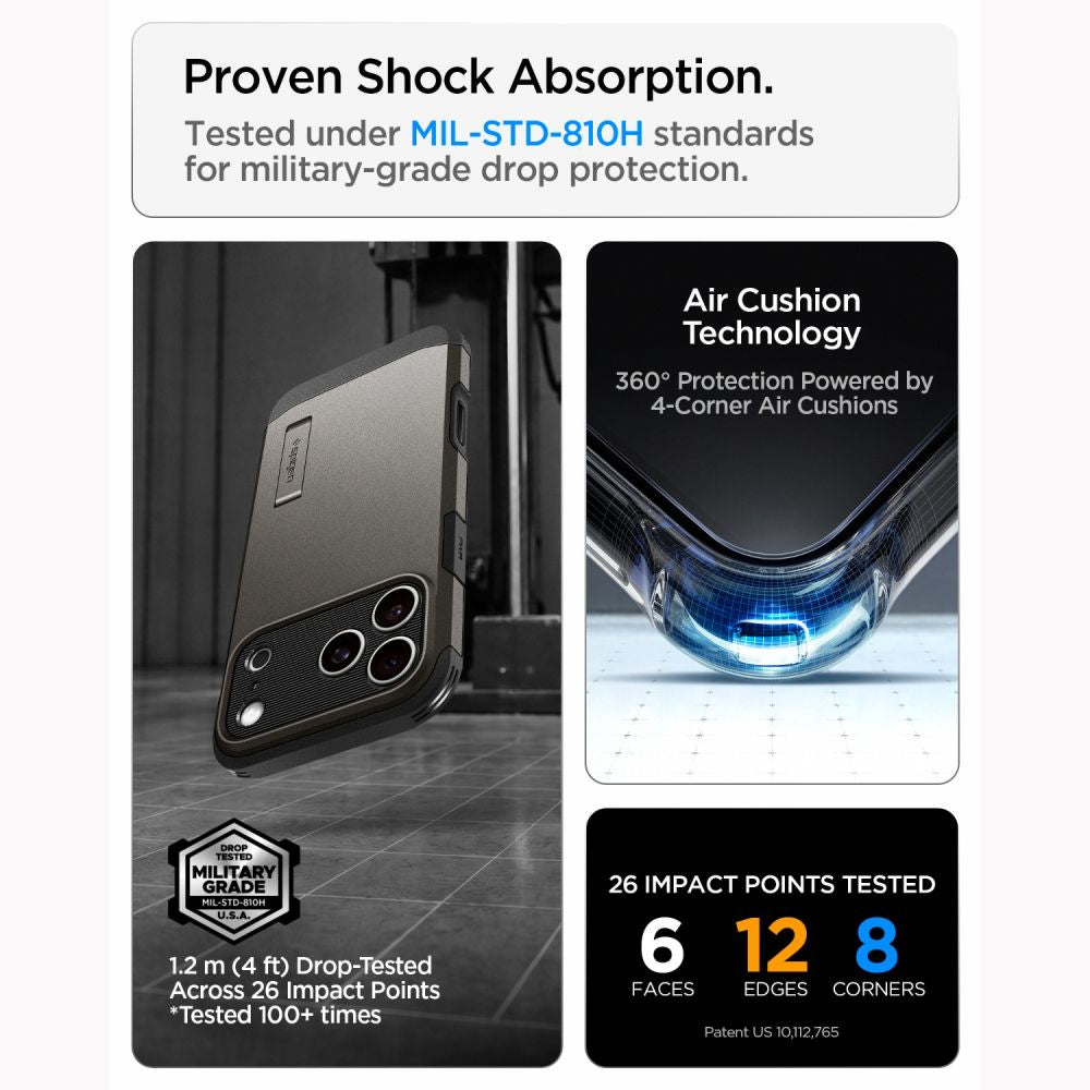 Spigen Tough Armor T Magsafe Iphone 17 Pro / 18 Pro Gunmetal