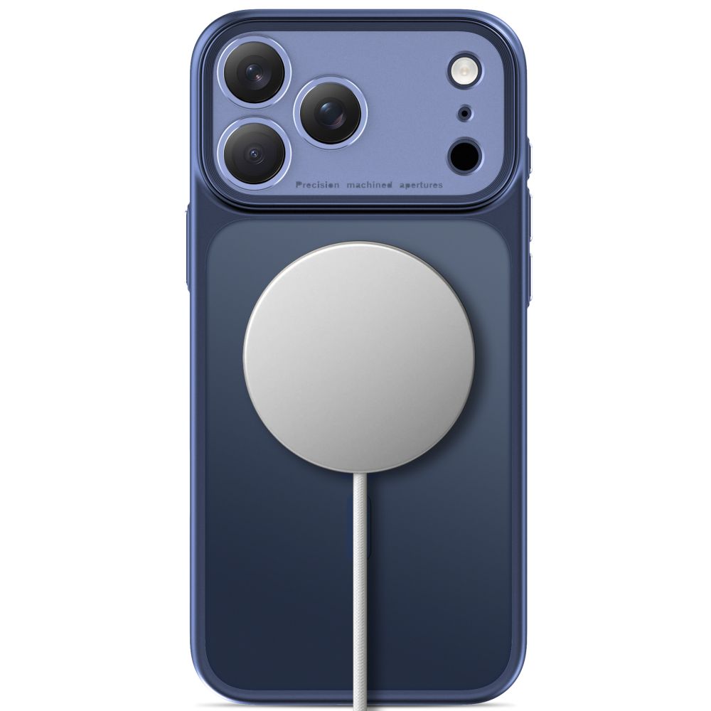 Tech Protect Magprime Magsafe Cc Iphone 17 Pro Max / 18 Pro Max Mat Dyb Blå