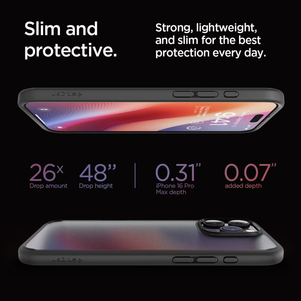 Spigen Ultra Hybrid Iphone 16 Pro Max Frost Sort