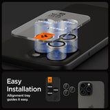 Kamera Beskyttelse Spigen Optik Pro Glas.Tr ”Ez Fit” Camera Protector 2 Pack Iphone 14 Pro / Max / 15 Pro / Max / 16 Pro / Max / 17 Pro / Max Natural Titanium