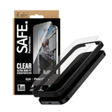 PanzerGlass SAFE. by ® Skærmbeskyttelse iPhone 17 | iPhone 16 Pro | Ultra-Wide Fit m. EasyAligner