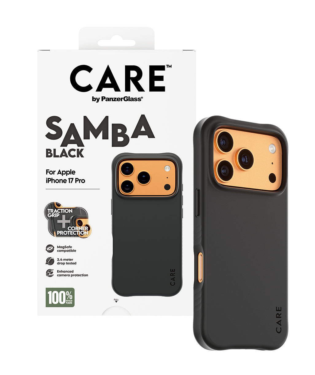PanzerGlass CARE by ® Fashionable Case Samba Sort m. MagSafe iPhone 17 Pro