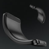 Carbon Case cover til Sony Xperia 10 V fleksible silikone carbon cover sort
