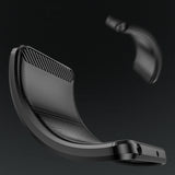 Carbon Case til Motorola Moto G53 / G13 fleksible silikone carbon cover sort