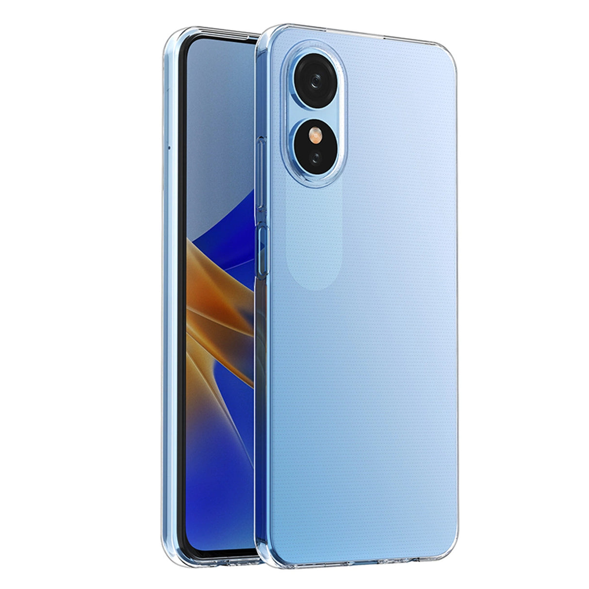 Ultra Clear 0,5 mm case til Oppo A17 tynd omslag gennemsigtig