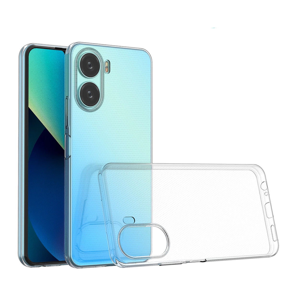 Ultra Clear 0,5 mm æske til Vivo Y16 / Vivo Y02s tyndt dække gennemsigtigt