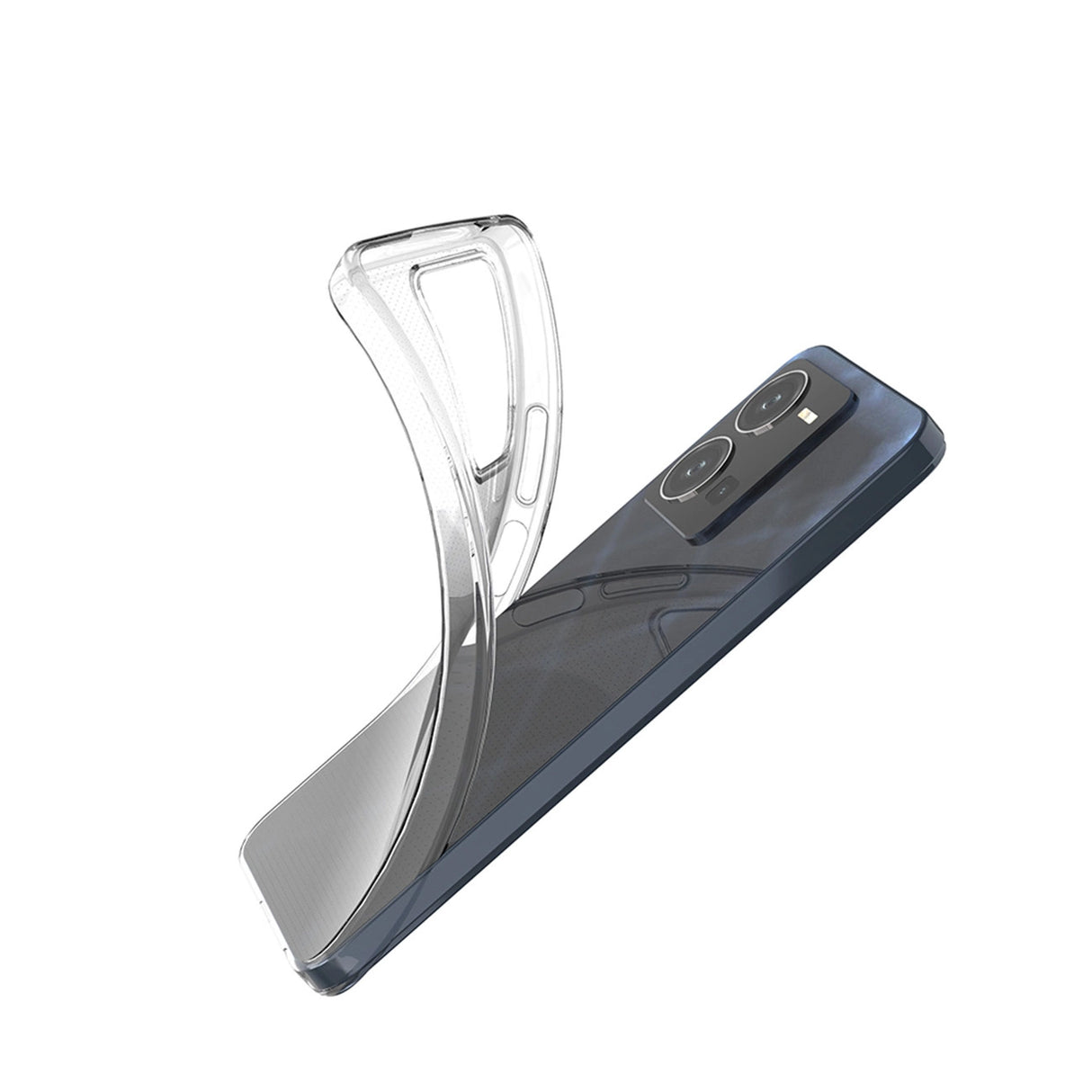 Ultra klar 0,5 mm æske til Vivo Y35 / Vivo Y22 / Vivo Y22s Tynt omslag Transparent