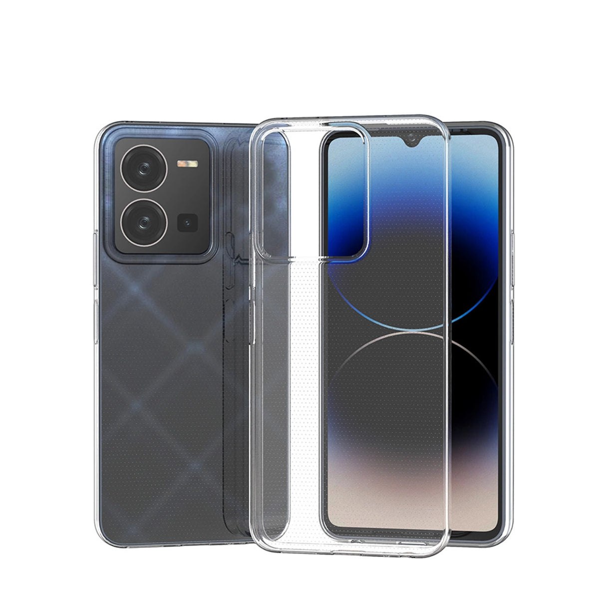 Ultra klar 0,5 mm æske til Vivo Y35 / Vivo Y22 / Vivo Y22s Tynt omslag Transparent