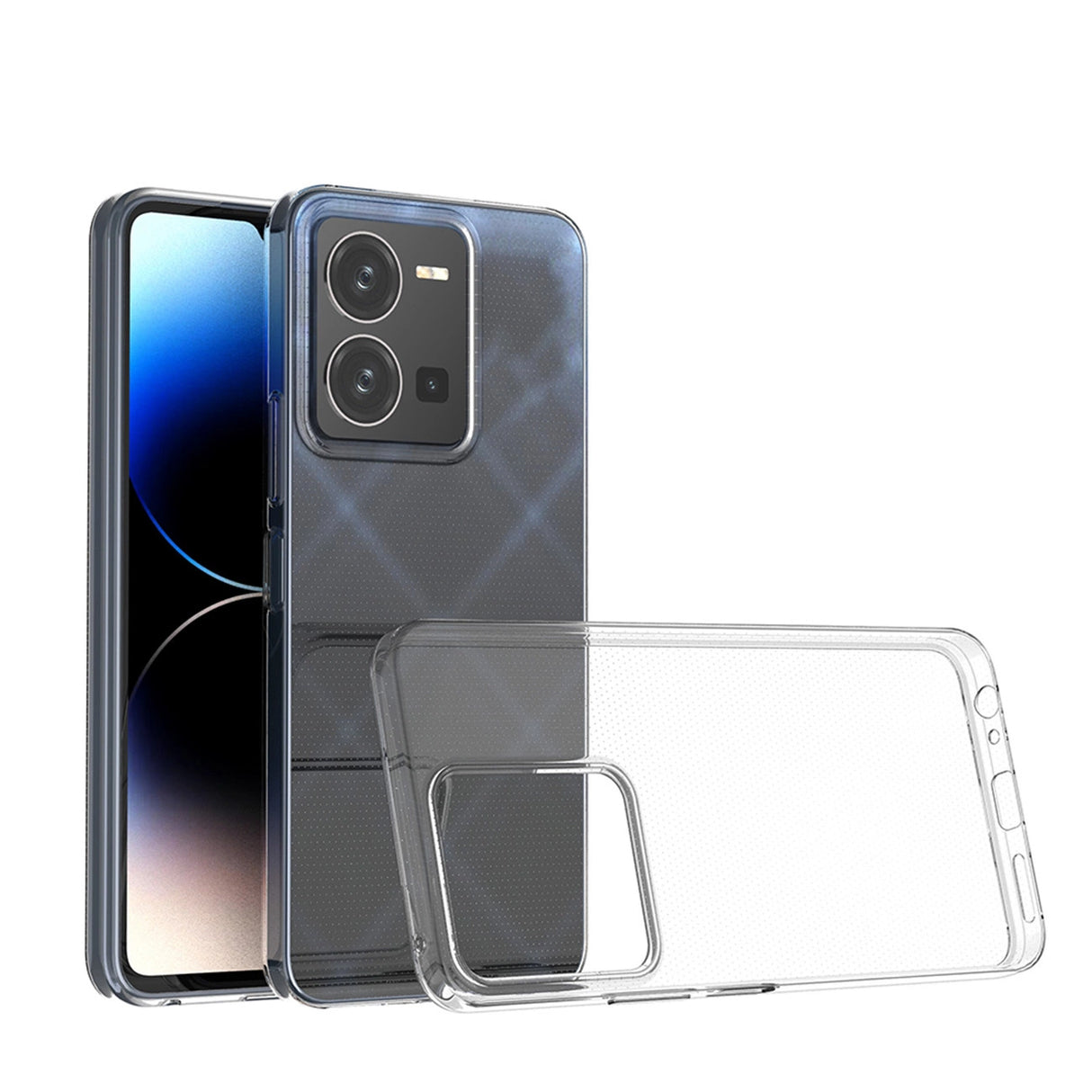 Ultra klar 0,5 mm æske til Vivo Y35 / Vivo Y22 / Vivo Y22s Tynt omslag Transparent