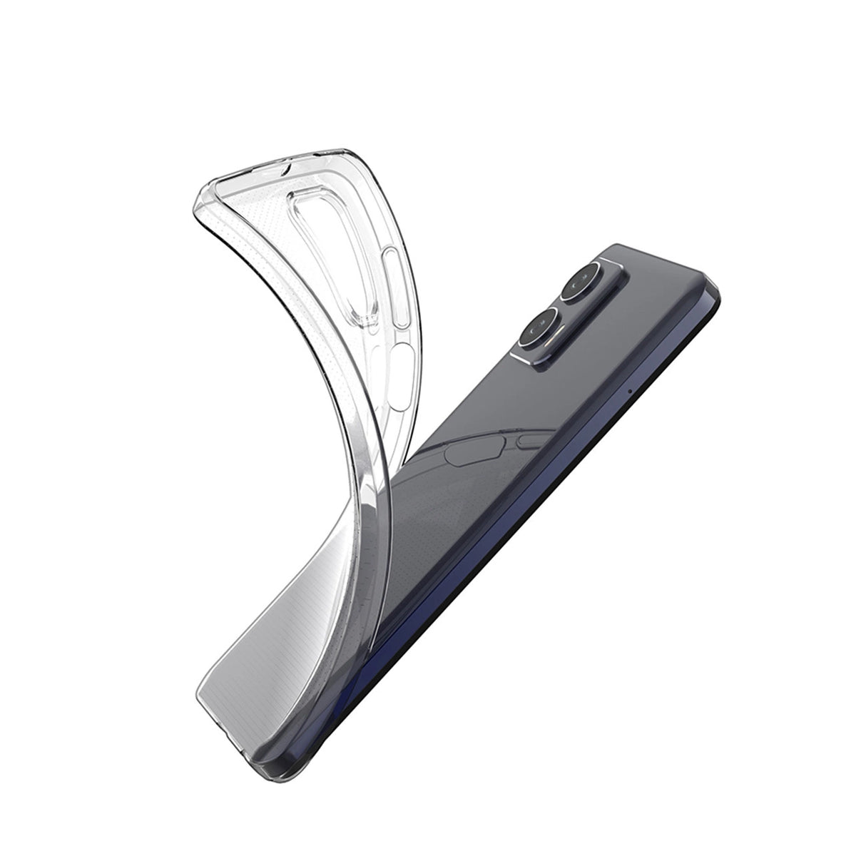 Ultra Clear 0,5 mm æske til Motorola Moto G73 5G tynd omslag gennemsigtig