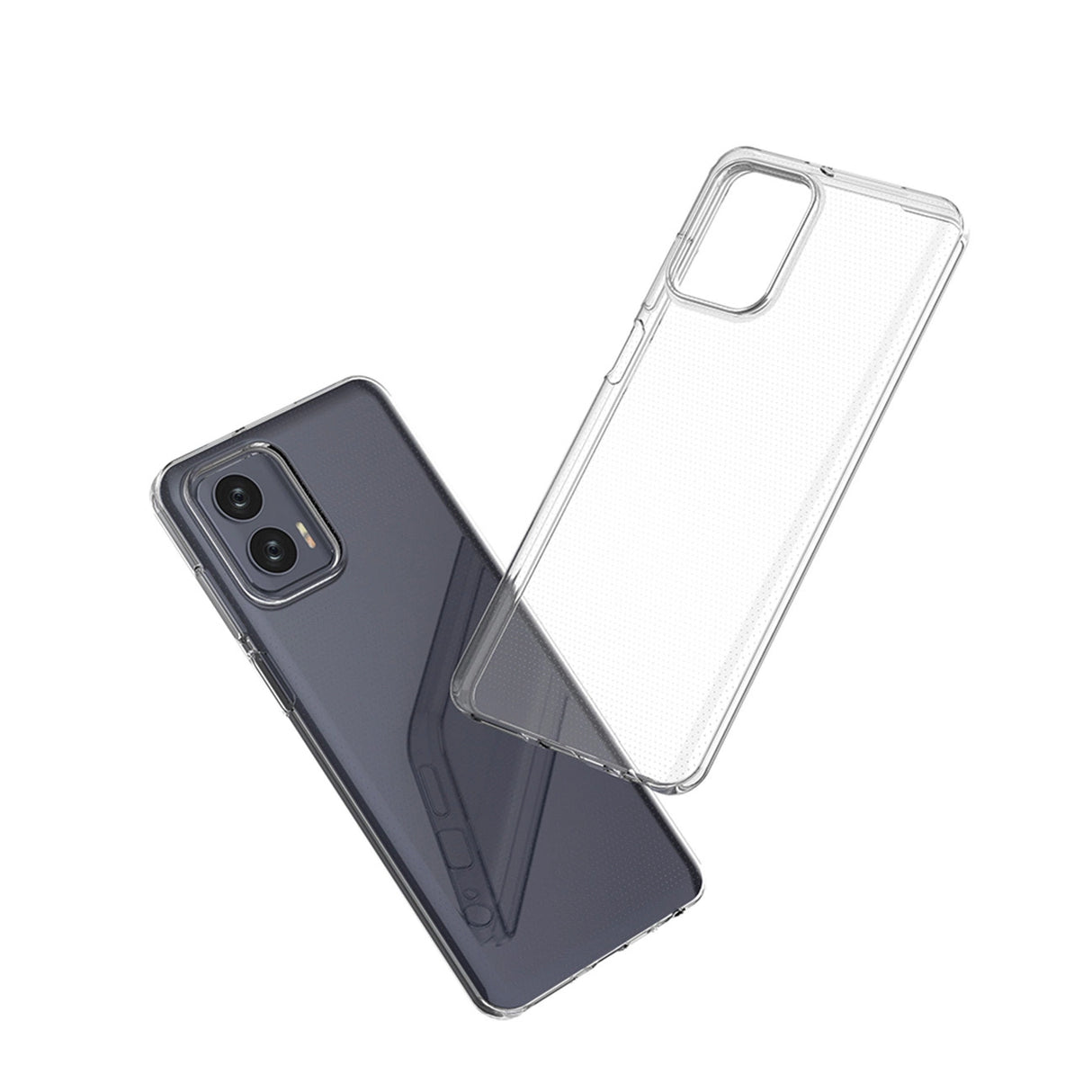 Ultra Clear 0,5 mm æske til Motorola Moto G73 5G tynd omslag gennemsigtig